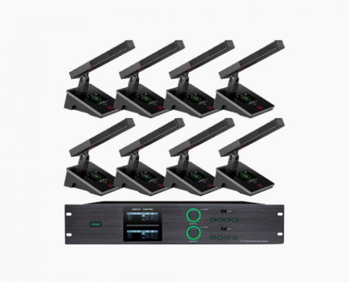 LAX UM-M180F 一拖八無線雙振膜會(huì)議話筒