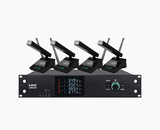 LAX UM640F 一拖四真分集無線話筒